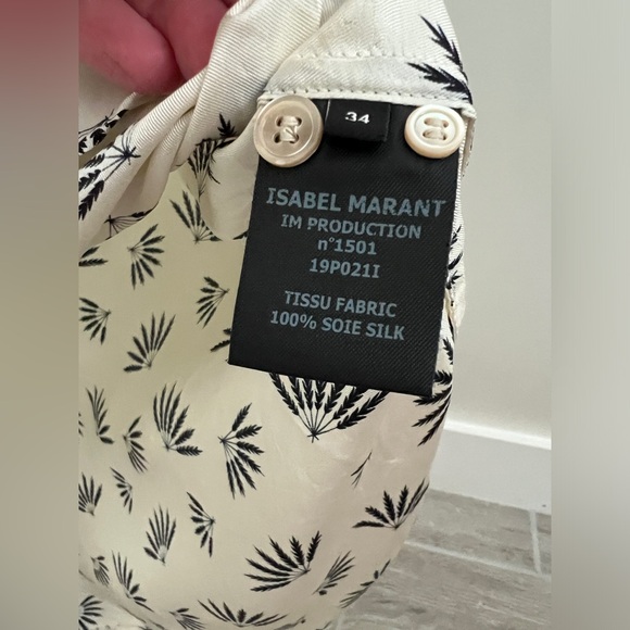 Isabel Marant Silk Button up Blouse - Picture 4 of 6